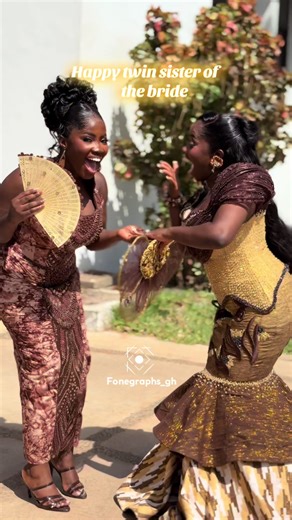 Happy twin sister of the bride #TheMBUnion #twins #ghanaevents #ghanaweddings #ghanagirls COUPLES Groom @michael.marfo_ Bride @Belinda Adjei-Asamoah DECOR Engagement and Wedding decor @marysarfo PHOTOGRAPHY AND VIDEOGRAPHY Photography: @edinamphotographer Videography: @motionpiktures MAKEUP AND HAIR Bride’s makeup: @faruza_yakubu @fyglam_ Bride’s hair: @Hairkulturestudios_ Bridesmaids makeup : @marijasmakeover NAILS Nails: @the.manebeauty WARDROBE AND ACCESSORIES Bride’s kente gown: @cees_empori