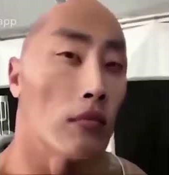 The rock but chinese, The rock china, China the rock, Chinese Dwayne Johnson, Sus chinese