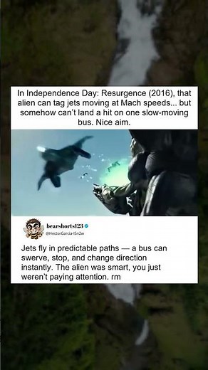Alien Hits Mach Jets, Misses Slow Bus