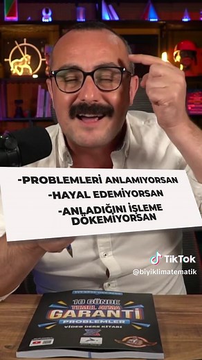 Problemleri yapmak istiyorum. Ama bir türlü yapamıyorum diyorsan. 10 Günde Problem Temeli Atma Garanti Kampımız 23 Ekimde Bıyıklı Matematik youtube kanalımda başlıyor...Bu kamp problemlere olan bakış açını değiştirip, problem yapmanı anlamanı sağlayacak. Çok emek verdik çok güzel oldu. Şimdi sıra problemlerde 🔥 #yks #tyt