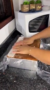 Orange floral rectangular cake 🧡 Full recipe below comment 👇👇 | Cake Art Ideas