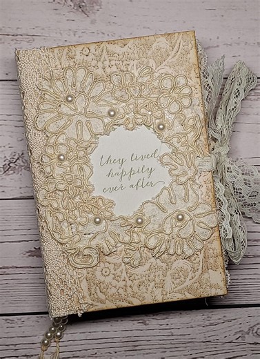 Handmade Wedding Engagement Junk Journal, Timeless Vows, Vintage Look - Etsy