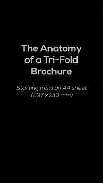 The Anatomy of a Tri-Fold Brochure