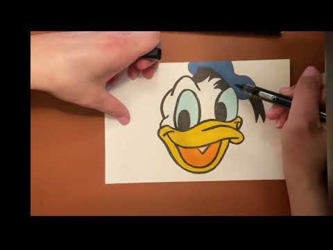 How to Draw Donald Duck Step by Step | Easy Drawing Tutorial
