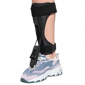 Pucka Drop Foot Brace PLUS Foot Up AFO Brace Right/Left Foot Orthosis Ankle Brace Support, Dorsiflexion Assist Improve Walking Drop Foot Braces for Walking With Shoes Ankle Flexion Exercises, Black
