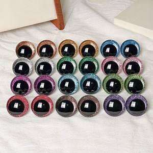 Yeux de sécurité 3D scintillants et louches (16-18-20-25-30-35-40 mm) - Fabrication de poupées, crochet et amigurumi (2 paires / 1 paire) - Etsy France