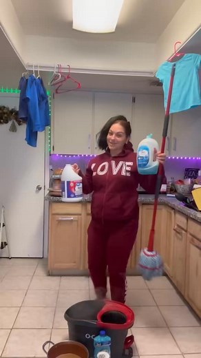Watch me mop ASMR EDITION #Mopping #cleaning #cleaningmotivation | Brittany Baez