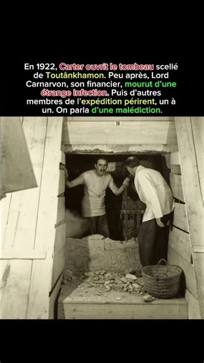La malédiction de Toutânkhamon : mythe ou réalité ? ⚰️