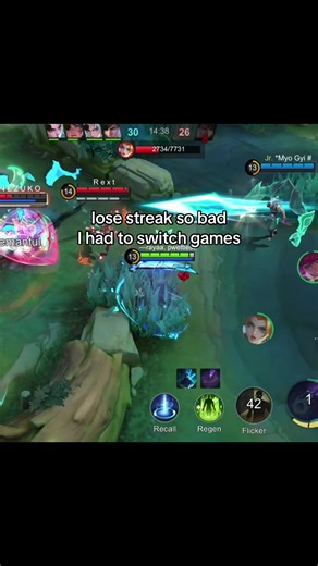 Switching Games After a Losing Streak