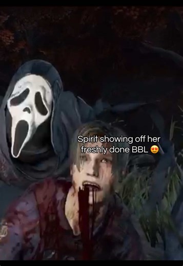 Had to get involved in the mori somehow! #dbd #deadbydaylight #spirit #leonkennedy #ghostface