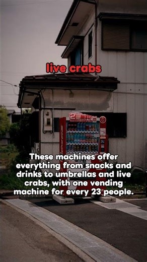 Japan Has 5.5M Vending Machines - What They Sell Will Shock You