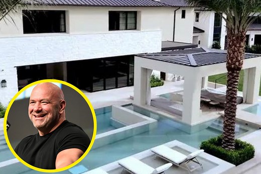 Inside Dana White’s mansion where UFC CEO has gym, bar, massage room, and so many pools he hasn’t used them all