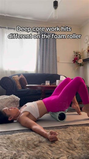 Strong Core After 40 💪 Foam Roller Workout #youtubeshorts #homeworkout