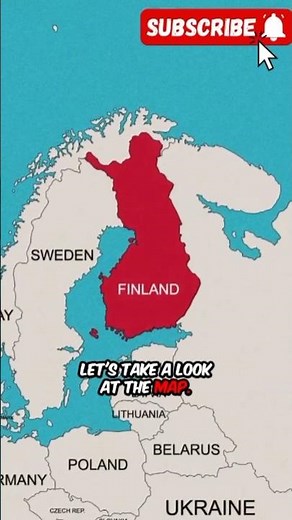 🇫🇮 Why does FINLAND look so SMALL? #finland #geographyfacts