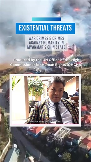 An existential threat is unfolding in Myanmar’s #ChinState. This video from UN Office of the High Commissioner for Human Rights (OHCHR) UN Geneva highlights the systematic destruction of the Chin people’s identity, homes, and institutions under the military junta. #WhatsHappeningInMyanmar | Chin Human Rights Organization