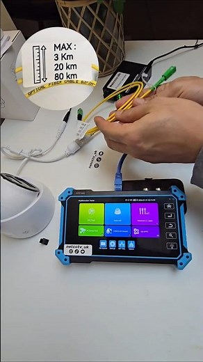 How do I use a fiber optic Ethernet media converter for IP and network cameras over 20 kilometers?