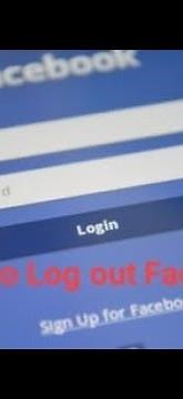 How to Log out Facebook and log in Facebook.