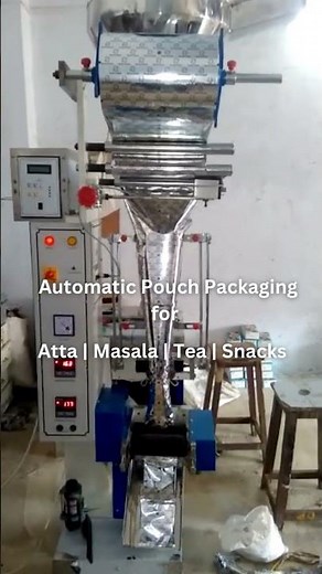 Automatic Pouch Packing for Powders, Spices & Snacks | Vertical Form Fill Seal (VFFS) Machine