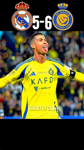 CR7 Crazy Comback gools 😱 | Realmadrid vs Alnassr 5-6🔥🐐 CR7 vs Mbappe #cr7 #shorts