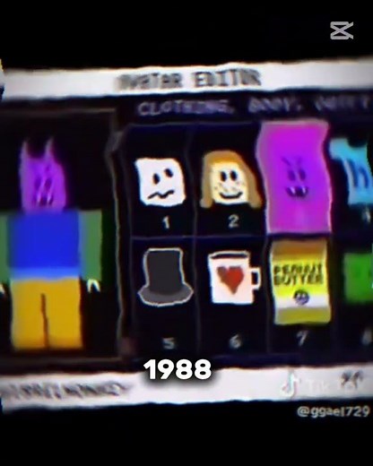 Roblox in 1988 didn't know Roblox existed at that time