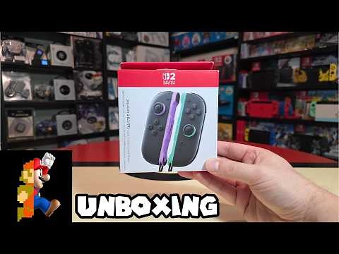 Unboxing Light Purple and Light Green Joy-Cons for Nintendo Switch 2