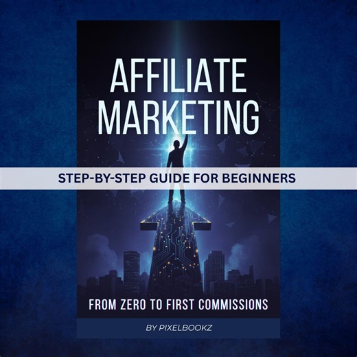 Affiliate Marketing – From Zero to First Commissions | A Practical Starter Workbook for Beginners - Etsy