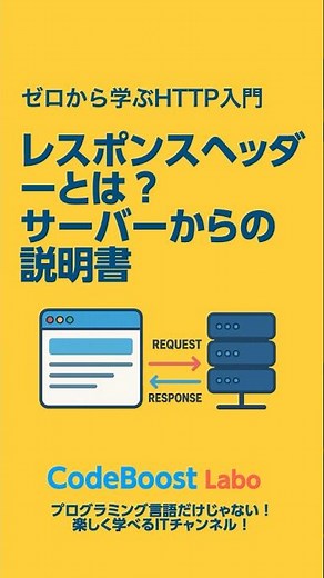 レスポンスヘッダーとは？サーバーからの説明書｜ゼロから学ぶHTTP入門