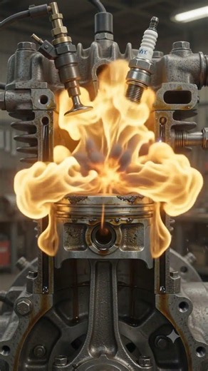 🔥 The exact moment fuel turns into pure power #viral #automobile #mechanic