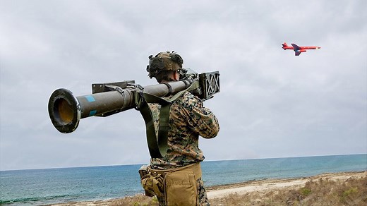 US Marine Strikes Super Fast Drone Target With Powerful Manpads