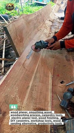 Amazing Wood Smoothing Process | Electric Planer in Action