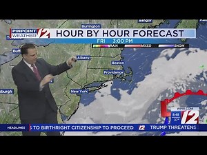 WPRI 12 Weather Forecast for 3/14/25: Increasing Sun Today
