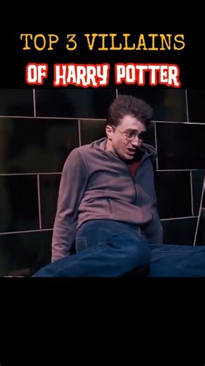 TOP 3 VILLAINS OF HARRY POTTER❤️‍🔥#shorts #harrypotter #voldemort #bellatrix #luciusmalfoy