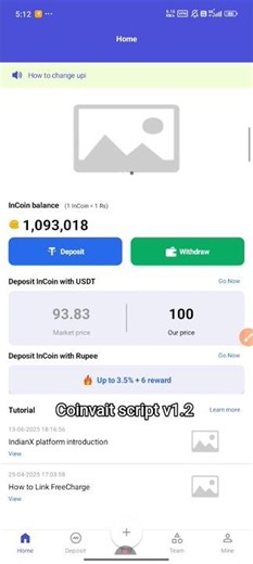 incoin pay unlimited usdt token script v 1.2