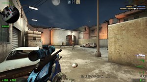 [天气效果系列] 夜晚版本的炙热沙城2：Dust 2 Night（退役图）