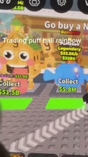 TRADING RAINBOW PUFFBALL