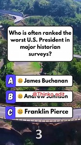 History’s Lowest-Rated U.S. Presidents Quiz #quiz #fun #brainteaser #QuizTime #puzzle | Thinko