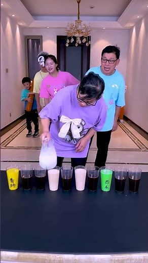 The Color Changing Challenge Is So Exciting, Come And Play! # Funnyfamily# Party Games