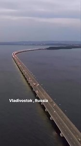 12K views · 1.3K reactions | Russkiy Bridge in Vladivostok. The bridge connects the Russky Island and the Muravyov-Amursky Peninsula sections of the city across the Eastern Bosphorus strait, and with a central span of 1,104 metres, it is the longest cable-stayed bridge in the world. | Russia Unofficial | Facebook
