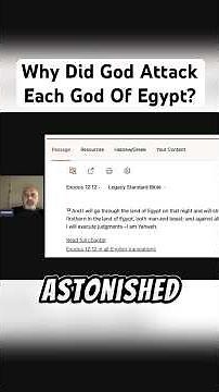 Why Did God Attack Egyptian Gods In The Bible? #samshamoun #bible #god