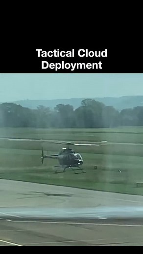 This is called downwash—the powerful blast of air pushed downward by a helicopter’s rotor blades. What you’re seeing here is the Bell 407 at Grenchen Airport creating a textbook example. When a helicopter hovers close to the ground, its rotors generate a vertical airflow strong enough to kick up dust, water, debris, or even knock over nearby objects or people. In this footage, it becomes dramatically visible thanks to the moist surface, letting us literally see the airflow as it spreads out like