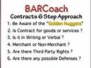 BAR EXAM 6 Step Contracts Approach for MBE