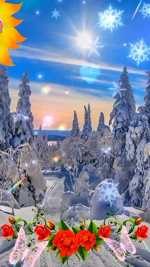 Winter Wonderland Animation with Snowy Scenes