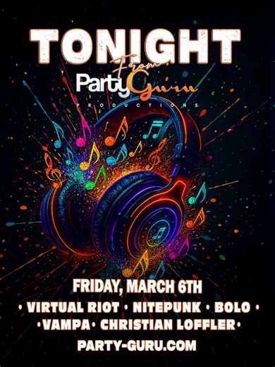 TONIGHT IN DENVER 🔊 Four massive shows are taking over the city tonight and the energy is about to be unreal. If you're heading out, make sure you're locked in early and ready for a packed night across Denver. 🔥 Virtual Riot lands at ReelWorks bringing one of the most technically impressive dubstep sets in the game. Expect massive drops, precision sound design, and wall-to-wall bass all night long. 🦇 VAMPA takes over Meow Wolf Denver with her dark, bass-heavy sound and relentless dubstep ener