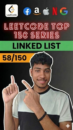 Codin Copy Pen on Instagram: "Comment 'code' 🔥 Add two numbers in linked list ⚡️ Adding two numbers directly is easy but what if it is in the form of LL By the way it is also easy.. just require a little logical thinking which in explained in the video ❤️ Time complexity = Space Complexity = O (max ( M,N ) ) Like and Follow for more 🔥❤️😁 #code #coding #dsa #leetcode #computerscience"