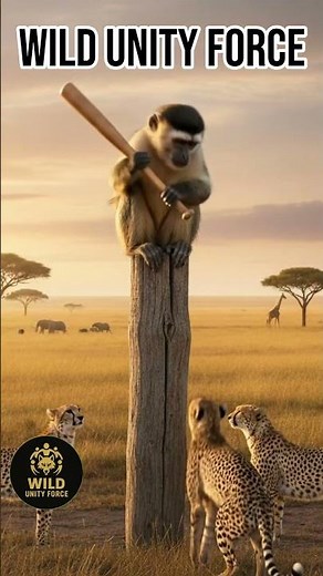 Unbelievable! Watch as a Monkey uses baseball bat to fight leopard and WINS!