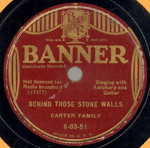 Carter Family - Behind Those Stone Walls / My Old Virginia Home