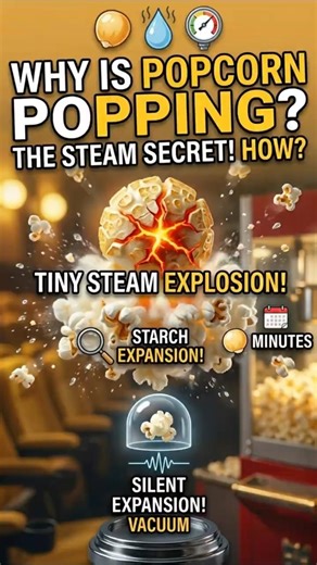 Why Does Popcorn Pop? 🍿 The Tiny Explosion Inside Every Kernel
