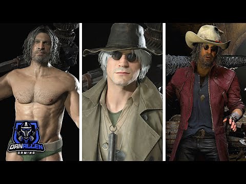 Resident Evil 8 Village - All Karl Heisenberg Skins & Outfits 4K Showcase