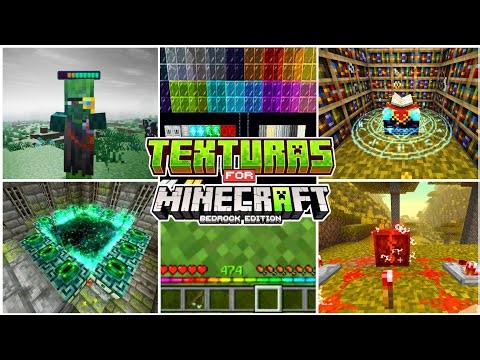 🍷10 Textures for Minecraft Bedrock / MCPE 1.21.132 / 26.1 🍷