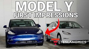 Check Out The Very First Tesla Model Y: First Impressions Video